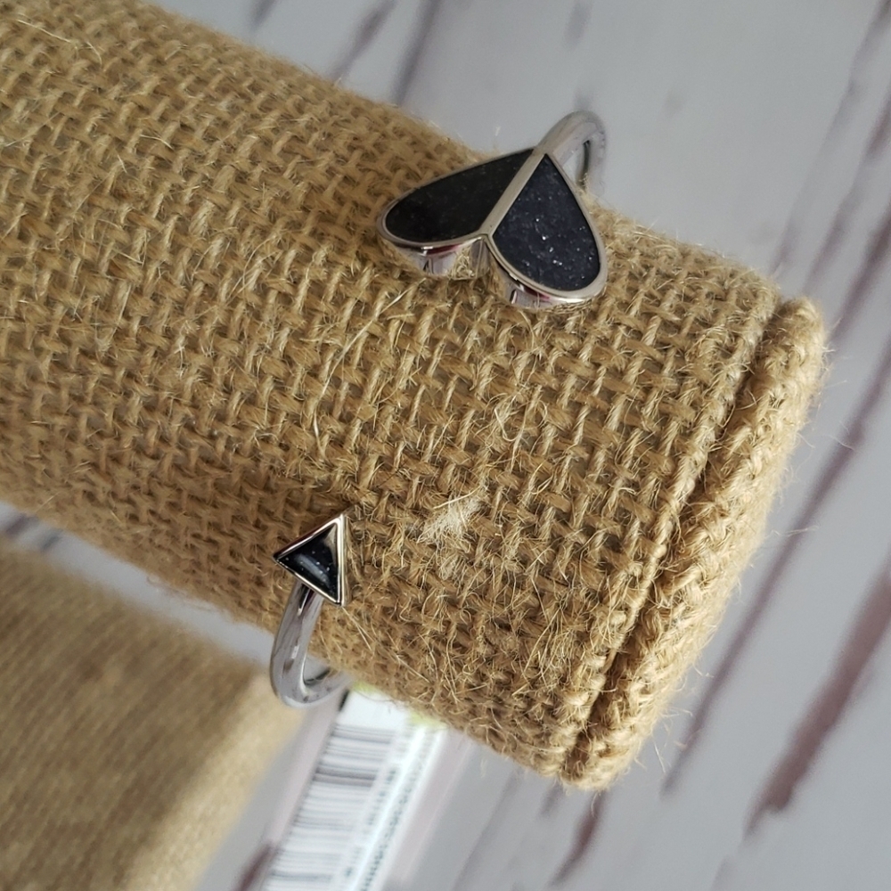 Kate Spade black/silver bracelet